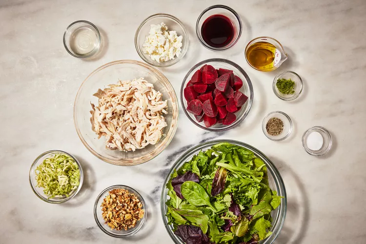 Anti-Inflammatory Chicken & Beet Salad full