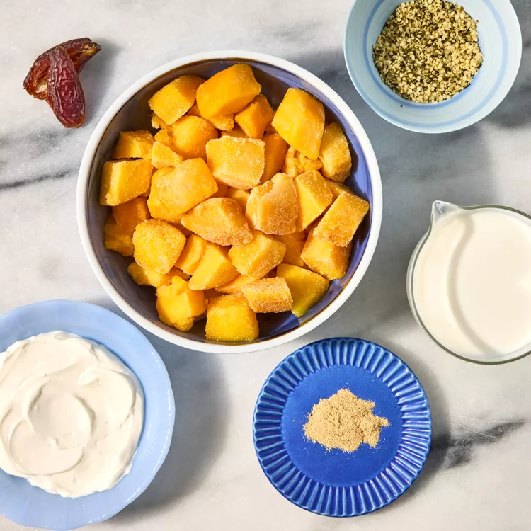 Mango Lassi Smoothie Tanpa Gula Tambahan Manis Alami, Segar Maksimal